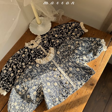 marron/44. flower jacket XS-L