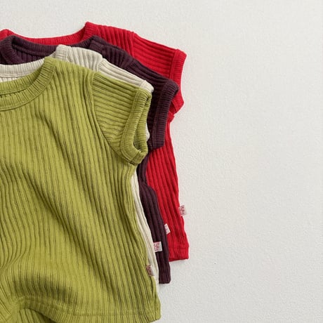 minirobe/28. Bella ribbed T-shirt  S-XL