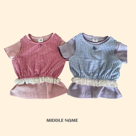 middlename/2. check sleeveless blouse JS-JM