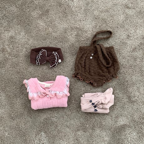 bebeholic/9. rope overalls bloomer S(3-6M)-XL(18-24M)