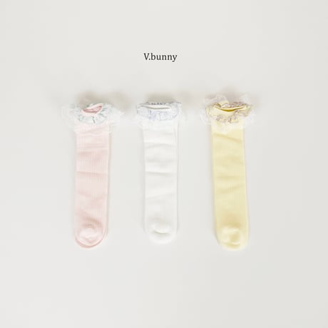 vbunny/95. flo socks set FREE(30CM)