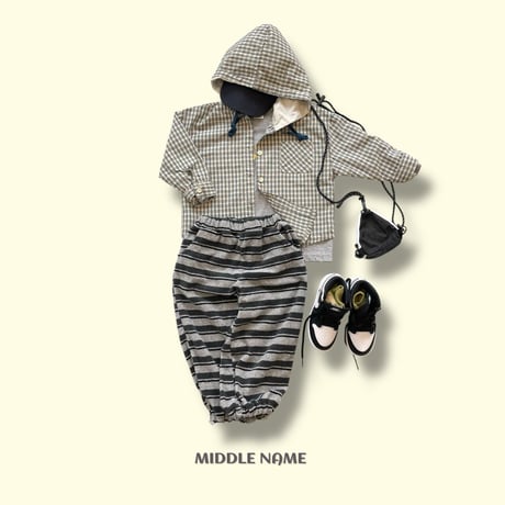 middlename/35. hood check shirt JS-JM