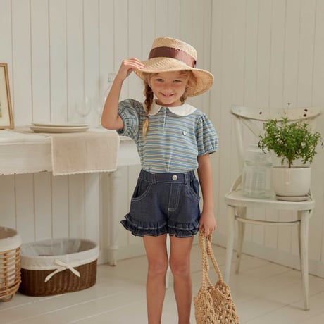 melikey/72. soul S collar T-shirt JS-JM