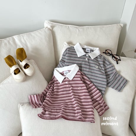 secondmoment/38. mello rugby T-shirt XS-XL