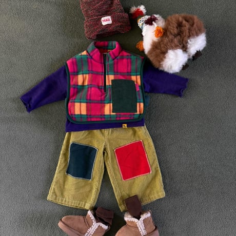 tinyhiker/14. Posh check vest S-XL