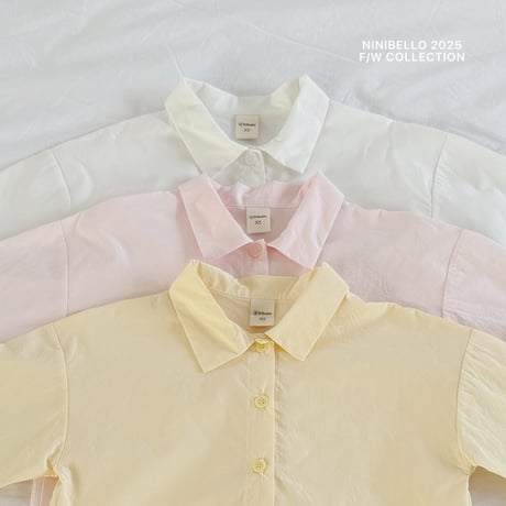ninibello/47. vanilla cotton shirt XS-XL