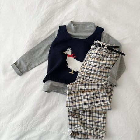 minirobe/38. Adele Check Pants S-XL