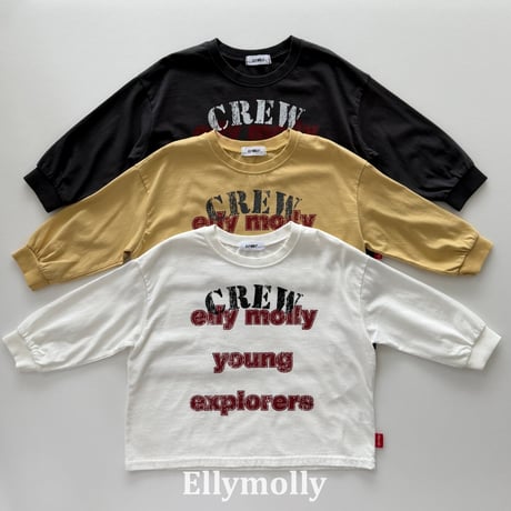 ellymolly/126. crew box T-shirt 13-19