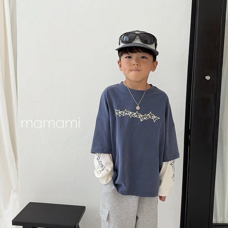 mamami/26. star rayerd T-shirt JS-JL