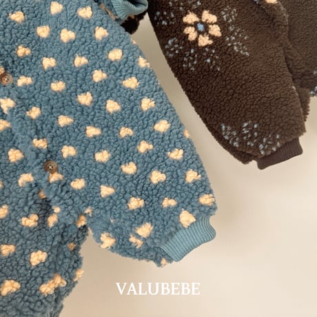 valubebe/73. snow flower heart suit 6M-18M