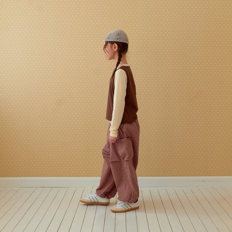 minimal/20. volumn checker pants JS-JM