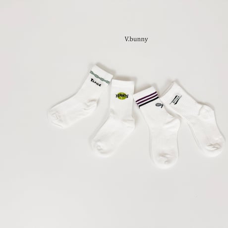 vbunny/12. lacket socks set M(130-150)-XL(180-210)