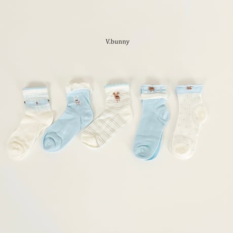 vbunny/82. socks set M(130-150)-XL(180-210)