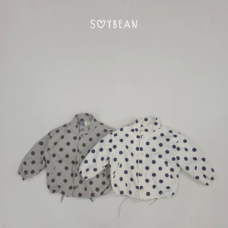 soybean/132. plan ) loose fit dot jacket XS-XL