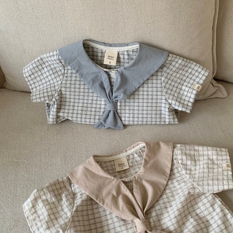 bebeholic/35. sailer marine blouse S(3-6M)-L(12-18M)