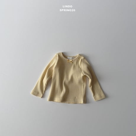 lindo/65. mini ribbon T-shirt XS-XL