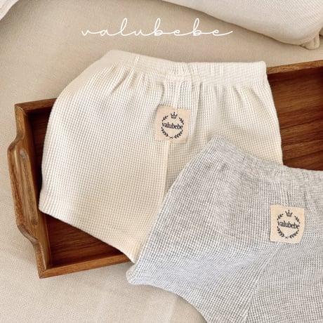 valubebe/7. cropple waffle pants 6M-S