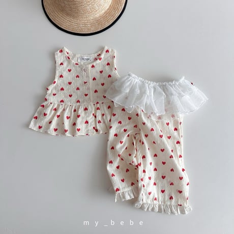 mybebe/23. snow flower sleeveless blouse XS-XL