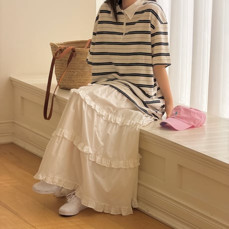 ninibello/134. adult ) Pawky collar T-shirt FREE
