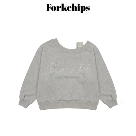 forkchips/45. glitter shorder man-to-man JS-JXL