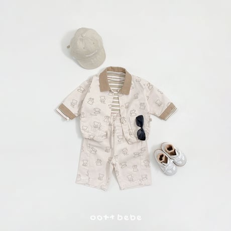 oottbebe/66. bear jacket XS(1-2Y)-XL(6-7Y)
