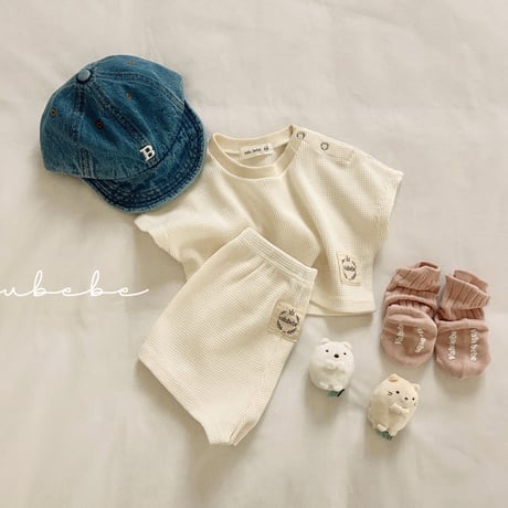 valubebe/7. cropple waffle pants 6M-S