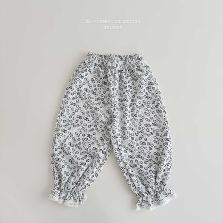melikey/16. egg flower pants JS-JM