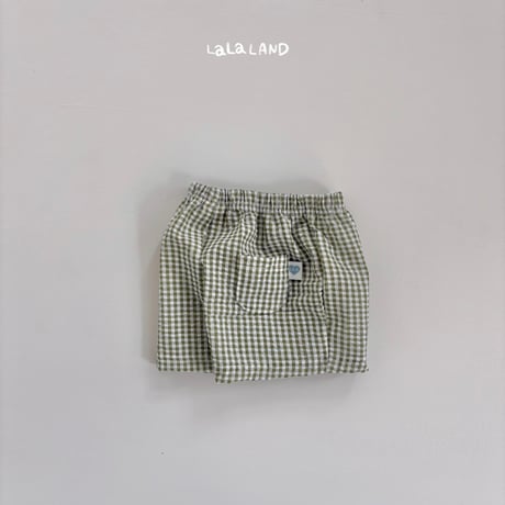 lalaland/44. jijimi check half pants 6M-18M