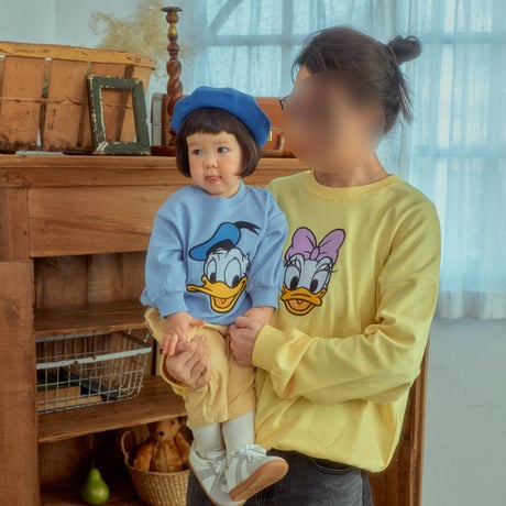 oottbebe/26. donald man-to-man XS(1-2Y)-XL(6-7Y)