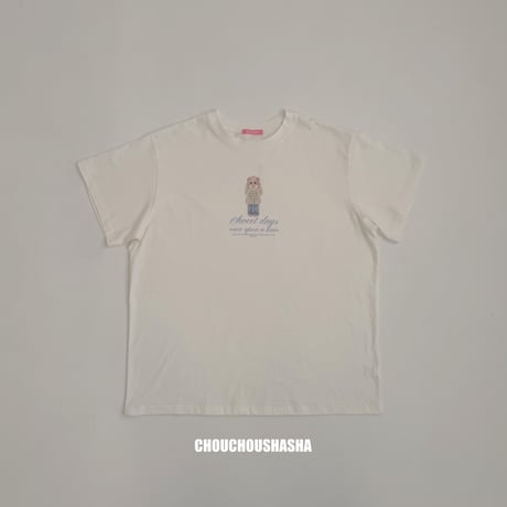 chouchoushasha/3. CHOUCHOU DOLL Short-sleeved T-shirt -MOM FREE(MOM)