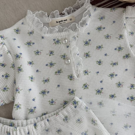 lepetitmot/12. flower waffle sha set XS-XL