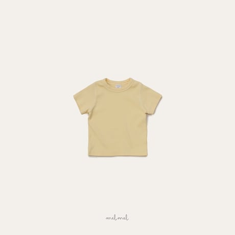 melmel/27. Ribbed Half T XXS-XL