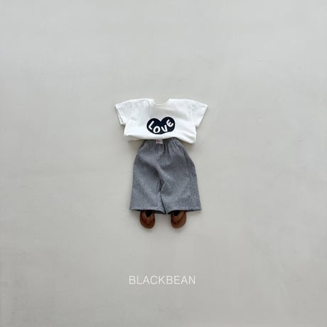 blackbean/53. heart T-shirt S-XL