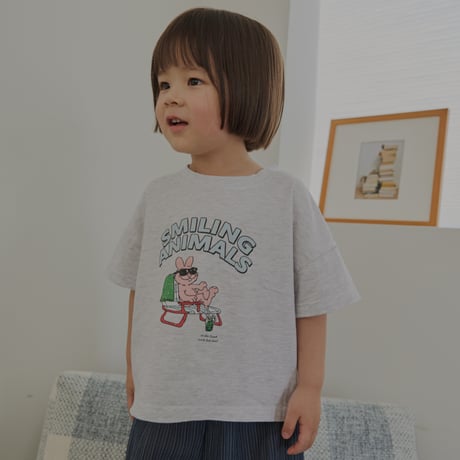 lalaland/18. rabbit half t T-shirt XS-XL