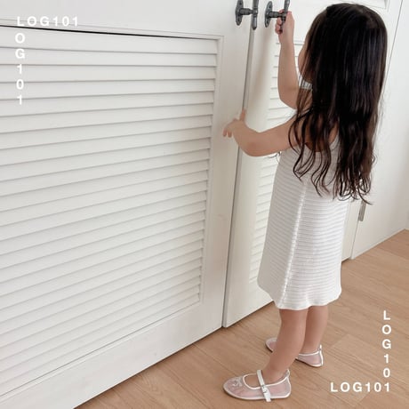 log101/90. lovely knit one-piece S-XL