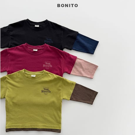bonito/17. half t rayerd T-shirt JS-JM