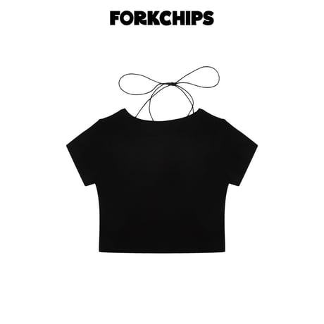 forkchips/48. edge ribbon T-shirt JS-JXL