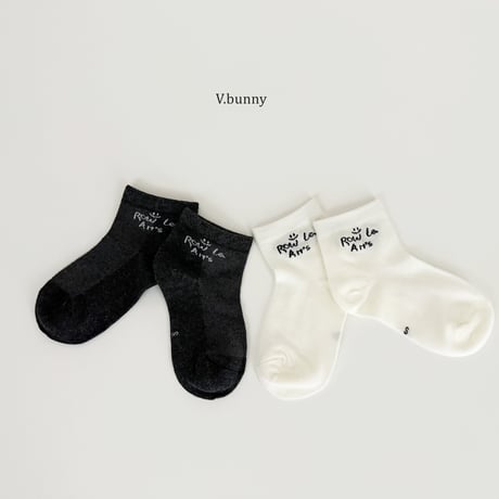 vbunny/17. low socks set S(130-150)-L(180-210)