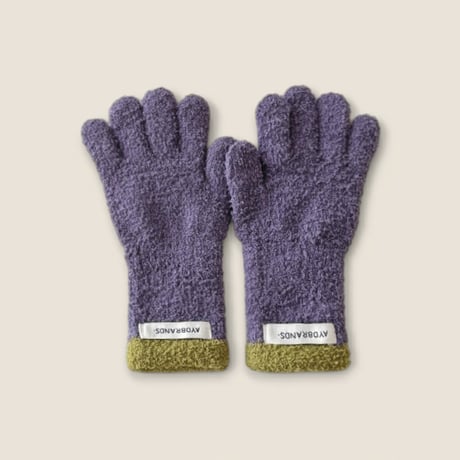 dudie/6. Block gloves knit FREE(10CM_21CM)