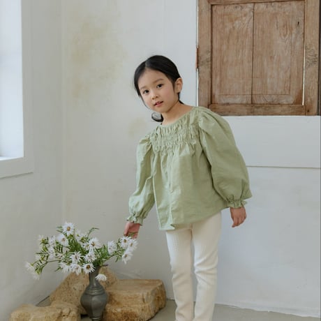 monatelier/23. shirring blouse S-2XL