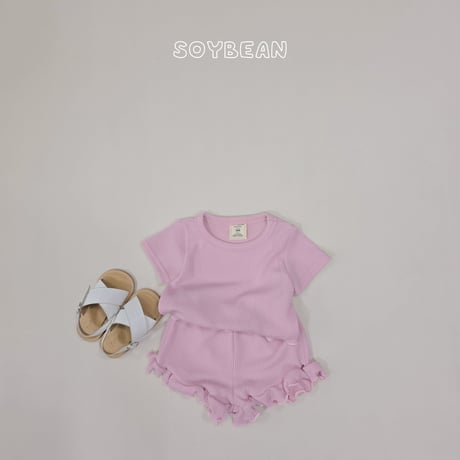 soybean/81. plan ) fresh fril updown set XS-XL