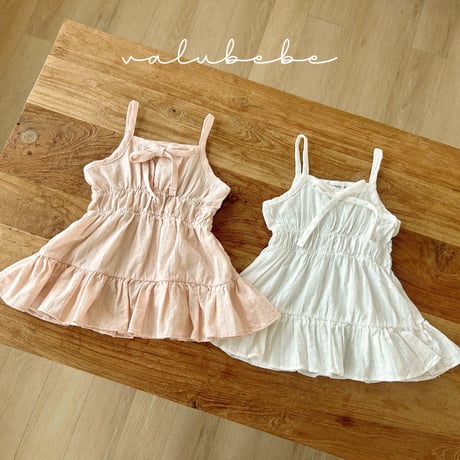 valubebe/12. shirring one-piece 6M-S