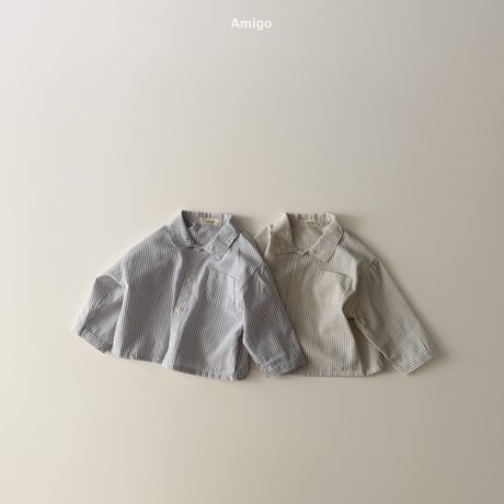amigo/43. stripe shirt XS-XL