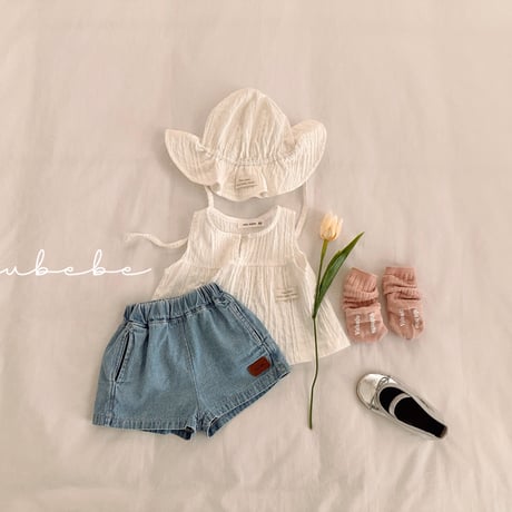 valubebe/49. pangpang section denim pants 6M-S