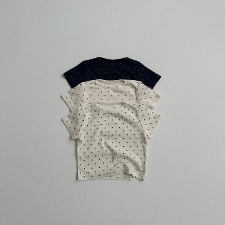 minirobe/9.  little dot T-shirt  S-XL