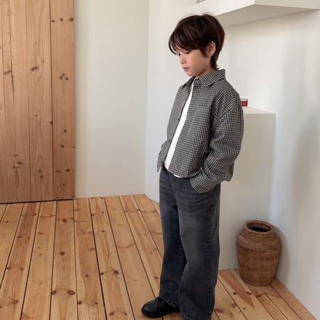 fromi/9. wide flare denim pants S-XL