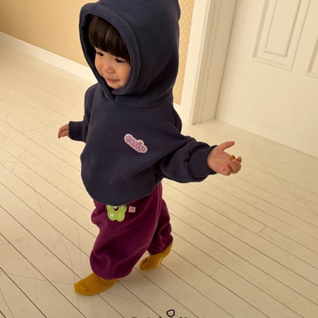 chip/9. embroidery hood man-to-man 1(12-18M)-5(6Y)