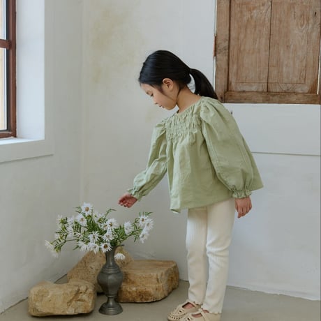 monatelier/23. shirring blouse S-2XL