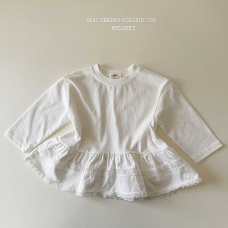melikey/19. ria less fril T-shirt XS-XL