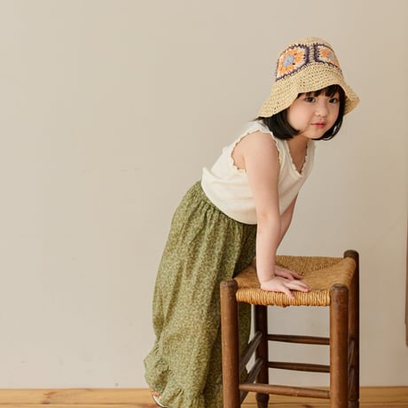 monatelier/1. flora fril ] pants S-2XL